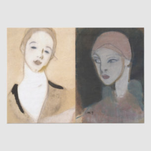 Girl from the Island, Schjerfbeck  Tissue Paper