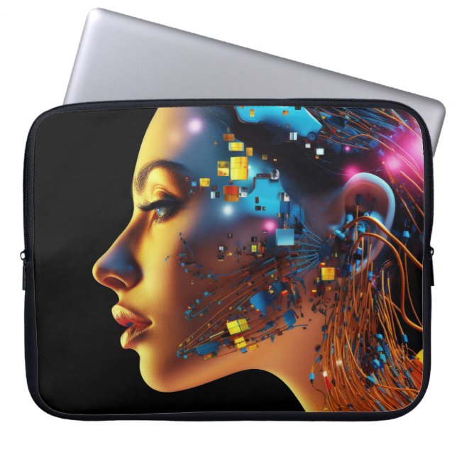 Girl From The Outer Limits  Laptop Sleeve (Front)