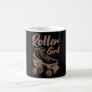 GIRL FUNNY ROLLER SKATING Gift SKATES SKATER Coffee Mug