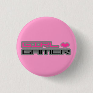 Girl Gamer Button