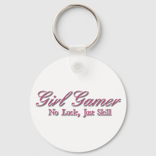 Girl Gamer Key Ring (Front)