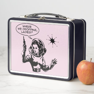 Girl Gamer  Metal Lunch Box
