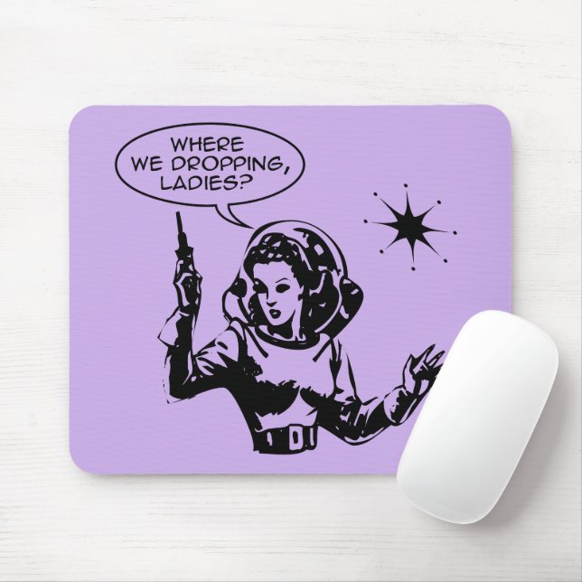 Girl Gamer  Mouse Pad (With Mouse)