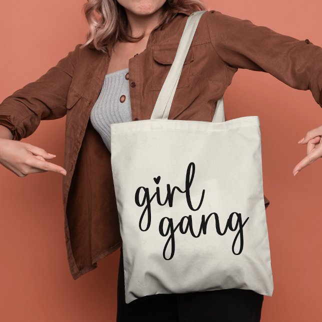 Girl Gang Cute Girl Modern Tote Bag (Creator Uploaded)
