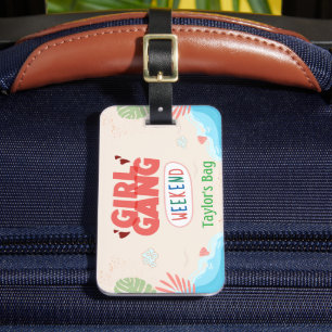 GIRL GANG LUGGAGE TAG (Personalised)