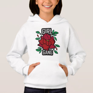 Girl Gang Red Rose Patch Fashion Badge