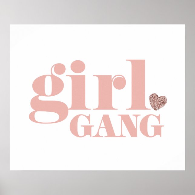 Girl Gang Types of Friend Groups Lady Friendships Poster (Front)