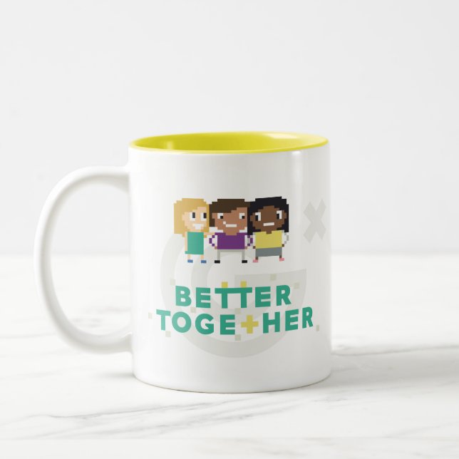 Girl Geek X: Better Together Two-tone Mug (Left)