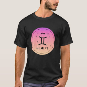Girl Gemini Birthday Present Women Zodiac Sign Gem T-Shirt