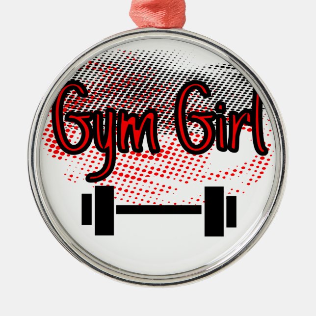 Girl Girl Metal Ornament (Front)