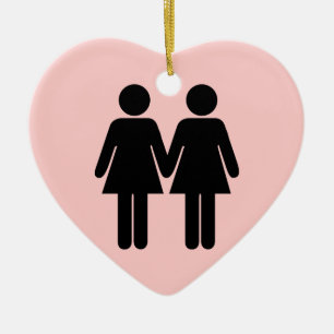 Girl + Girl Ornament