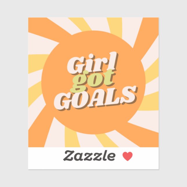 Girl Goals Sticker (Sheet)