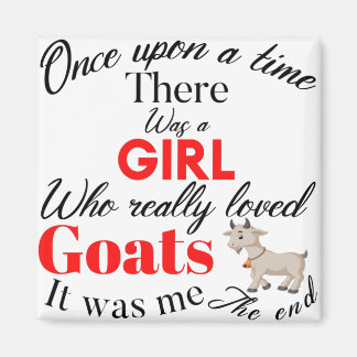 girl goats magnet
