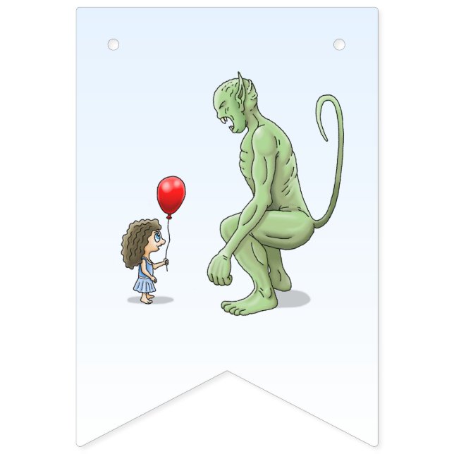 Girl & Goblin Bunting (Seventh Flag)