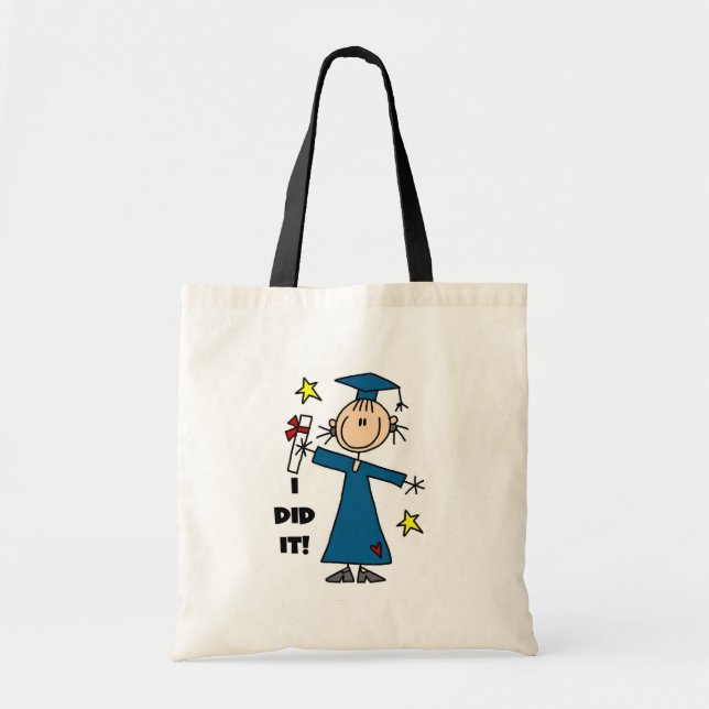 Girl Graduate Tote Bag (Front)