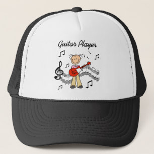 Girl Guitar Player Tshirts and Gifts Trucker Hat