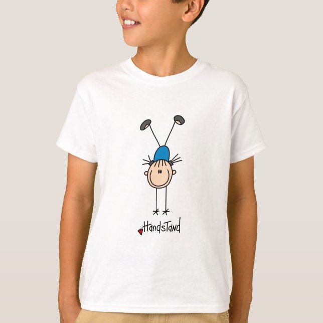 Girl Gymnast Handstands T-shirts and Gifts (Front)