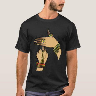 Girl Hands Desi Bollywood Sarcastic Hindi Punjabi T-Shirt