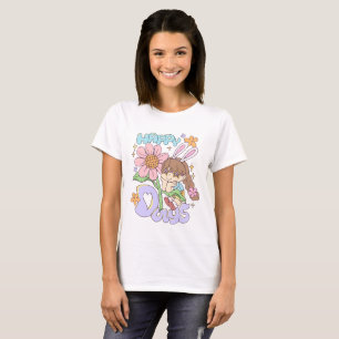 Girl Happy Days Cartoon T-Shirt