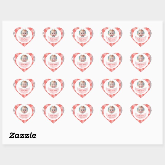 girl heart sticker (Sheet)