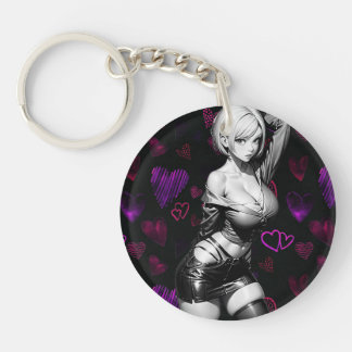 Girl Hearts Keychain