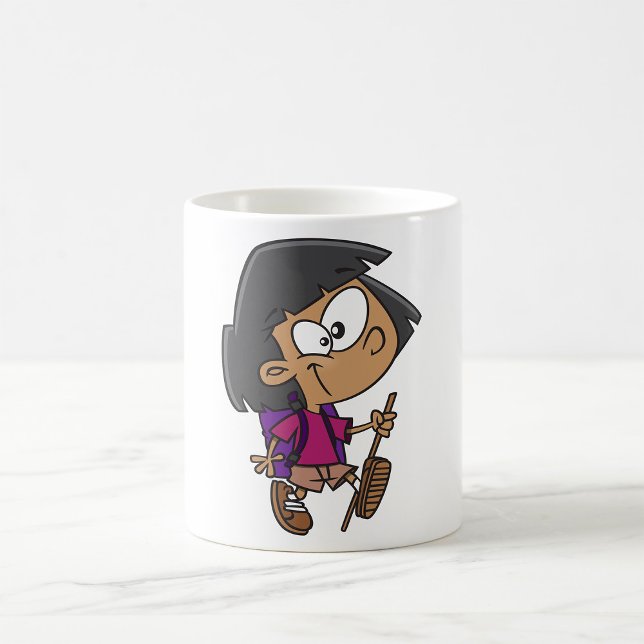 Girl Hiking Coffee Mug (Creator Uploaded)