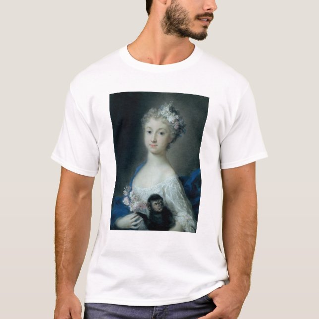 Girl holding a monkey T-Shirt (Front)