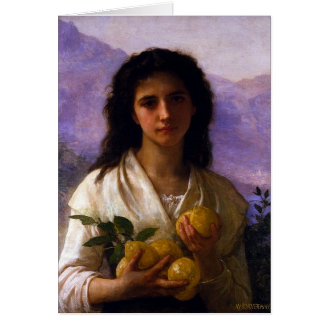 Girl Holding Lemons William-Adolphe Bouguereau (Front)