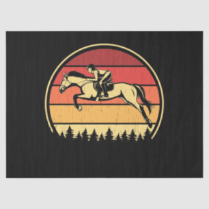 Girl Horse Riding Tissue Paper