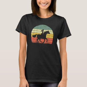 Girl Horse Riding Vintage Cowgirl Texas Ranch T-Shirt