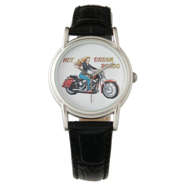 Girl Hot Dream Roads Watch (Front)