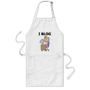 Girl I Blog t-shirts and Gifts Long Apron