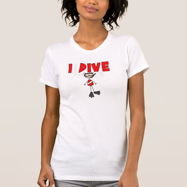 Girl I Dive T-shirts and Gifts (Front)