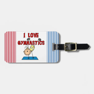 Girl I Love Gymnastics Luggage Tag