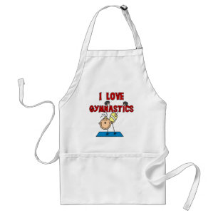 Girl I Love Gymnastics Standard Apron