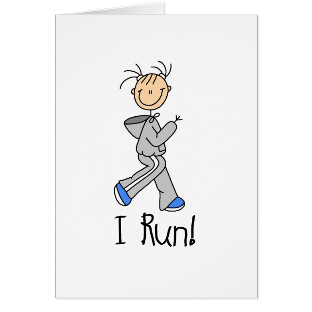 Girl I Run Card (Front)