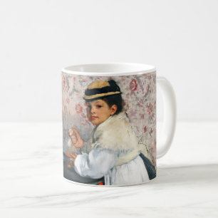 Girl in a Hat, Edgar Degas Coffee Mug