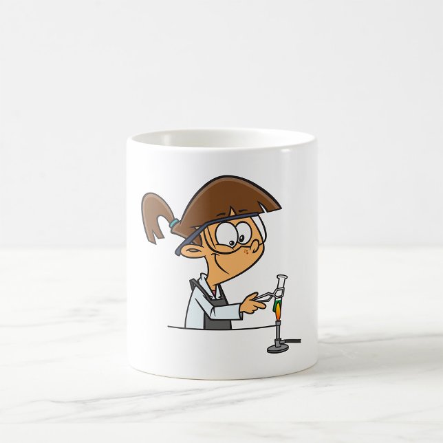 Girl In A Laboratory Coffee Mug (Creator Uploaded)