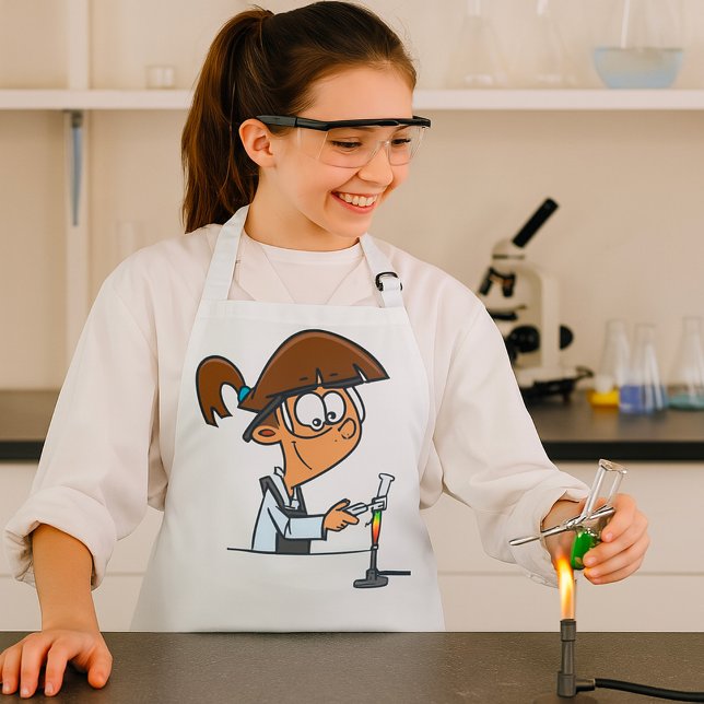 Girl In A Laboratory Standard Apron (Creator Uploaded)