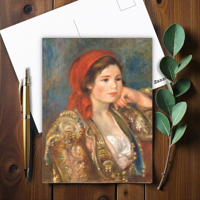 Girl in a Spanish Jacket, Renoir  Postcard (Creator Uploaded)