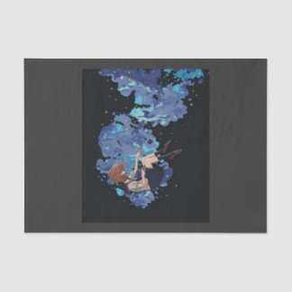 Girl in a Vacuum Tissue Paper