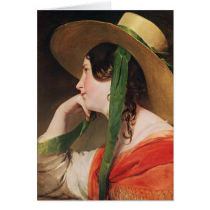 Girl in a Yellow Straw Hat,
