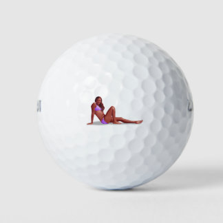Girl in Bikini Golf Balls
