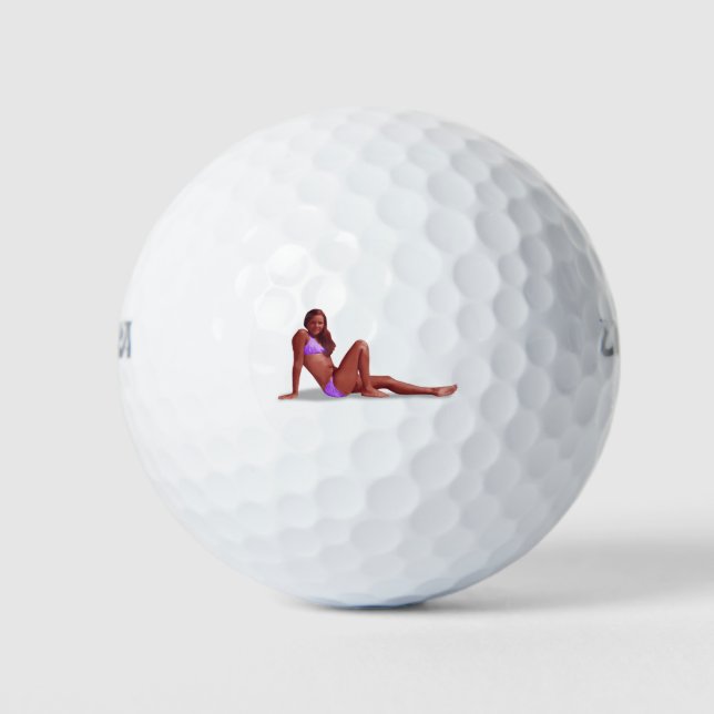 Girl in Bikini Golf Balls (Front)