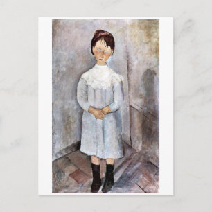 Girl in Blue, Modigliani Postcard