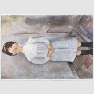 Girl in Blue, Modigliani Tissue Paper