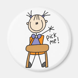 Girl In Class Magnet