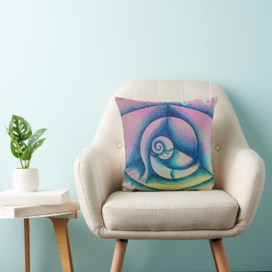 Girl in confined space cushion