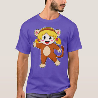 Girl in Costume as Monkey T-Shirt