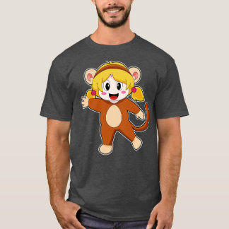 Girl in Costume as Monkey T-Shirt